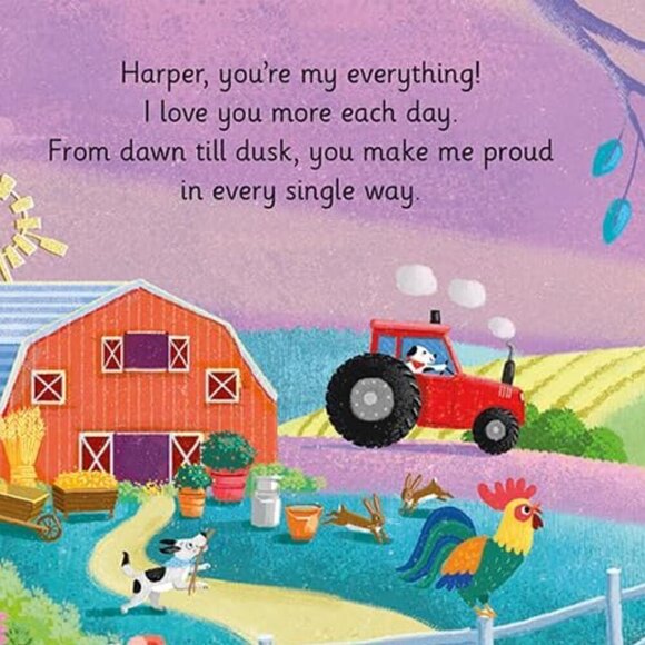 Harper I Love You, a Bushel and a Peck!: A Sweet Personalized Book for Kids - Picture 3 of 3